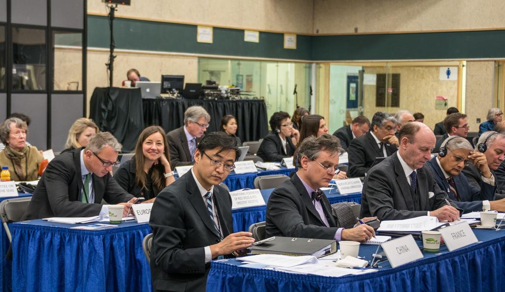 Observers at the SAO meeting in Yellowknife, Canada, in March 2014.