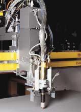 The machines are provided with servo controlled 3 axis rack and pinion drives which deliver this