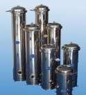 Commercial RO System Sediment Filter: o (Pre-RO unit) o Pre-screens suspended solids o Cartridge, bag, or backwashing