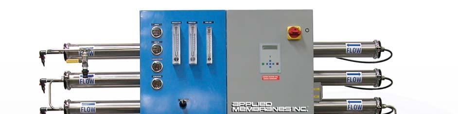 SERIES J 11,500-28,800 GPD SYSTEMS Designed to produce low dissolved solids water from tap or well water, these systems use