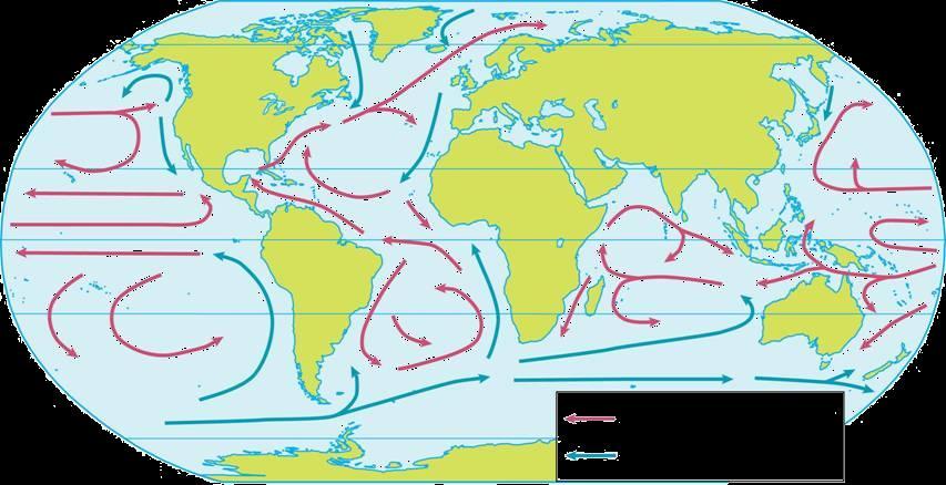 Heat Transport in the Biosphere Ocean Currents OCEAN CURRENTS 66.