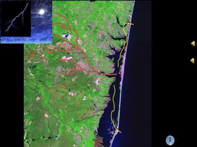 The area includes the Barnegat Bay and several subwatersheds. PAGE 5 Zoom in sequence.