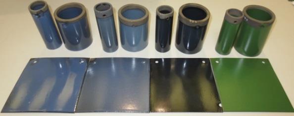 Ceramic approach with enamels coatings