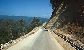 of India to develop the 252 Kms long existing road between Nechipu - Hoj into a standard two-lane National Highway with 7 m carriage way and 12 m