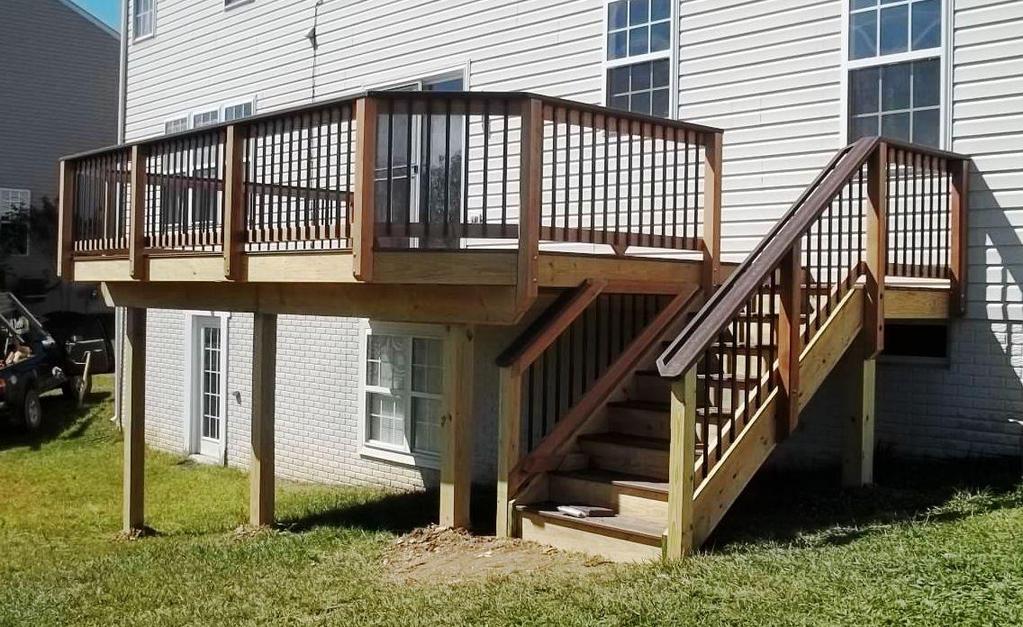 Framing requirements are limited to single span, single level decks.