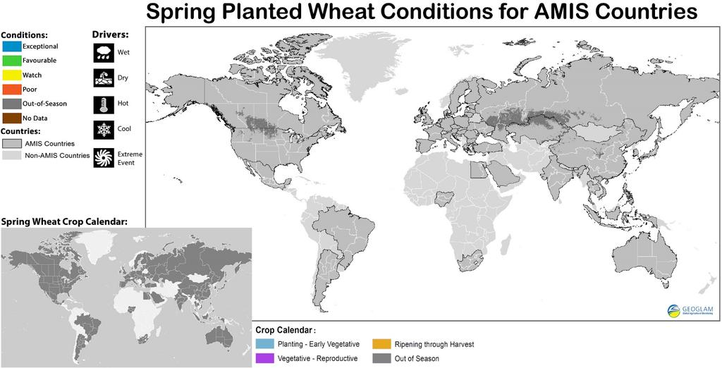 Appendix 2: Crop Season Specific Maps Winter wheat crop conditions over main growing areas