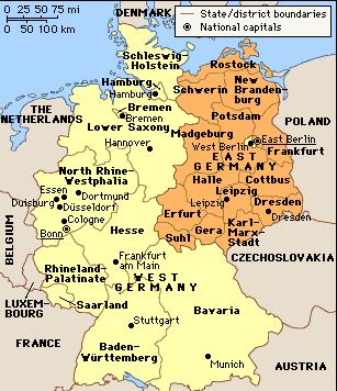Germany divided (p.386) Germany and its capital were now split in two.