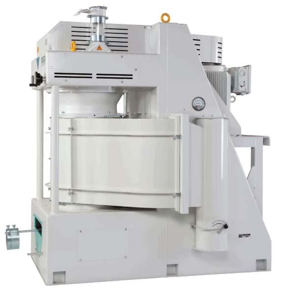 for medium grain Superior whitening performance Patented shaftless milling chamber allows cool air to pass freely around the rice kernels, aiding the removal of bran and further improving whitening