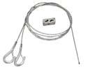 ACPW, or ACPD anchors. Available as a wire rope with bolt termination only or as a ready-to-use kit with a BKC100 clamp.