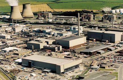 The Legacies at Sellafield Power production Calder reactors FGMSP pond for Magnox fuel storage MSSS silo