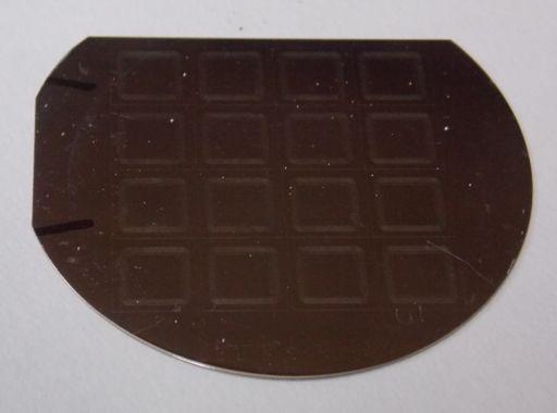 11 Silicon Pad Detector Step 5: Metallization! Equipment: 4-Target e-beam Evaporator Aluminized wafer! Al deposition! 500 nm on P + doping side! 250 nm on back contact i.e. N + side!