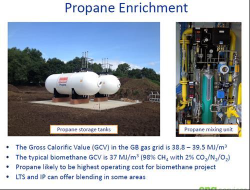 Propane enrichment In future could customers be