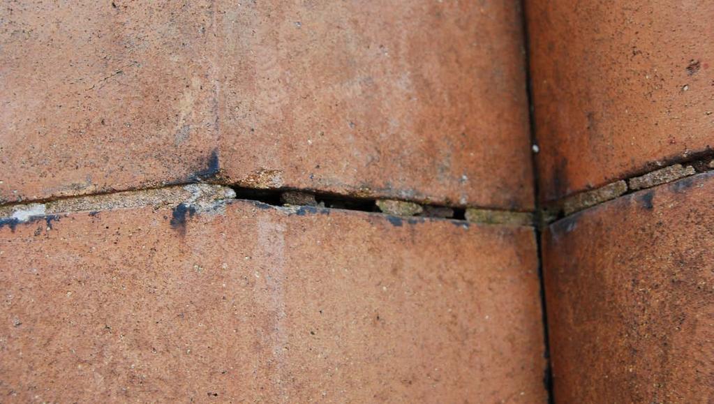 Repointing As with any element which forms masonry in a building, there will be periodic need to repoint.