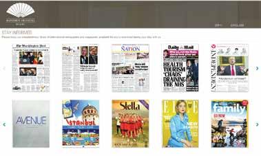 Readers simply connect their device to the local wi-fi and follow the link to the Media Box, where Stella magazine can be found.