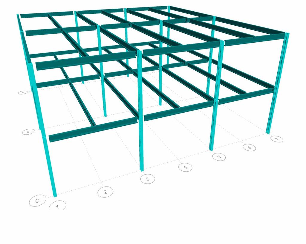 Typical Frame of Existing System Advantages: Easily connected Erection is fast Relatively light in weight Composite action improves strength and easy to connect Slab provides fire rated barrier