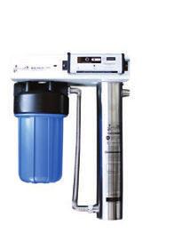 Excalibur Ultraviolet Sterilizers Features & Benefits PREMIUM ULTRAVIOLET SYSTEM System Benefits The Excalibur Water Systems Premium UV Systems with flow rates 8gpm to 13gpm at 40,000 mj, is