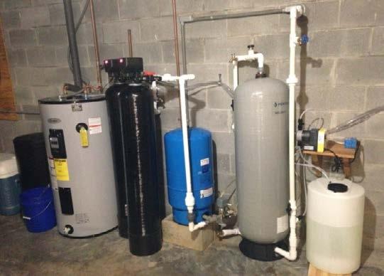 31.9 Multiple Filter System Water Is Right on the Money Rick had a common mix of sulfur odor, brown staining and hard water issues, and needed a multiple filter system to resolve his problems in one