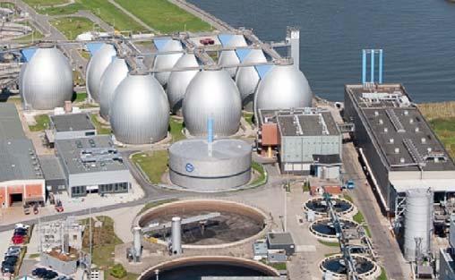 Developments biogas from wastewater (sludge) Highest security of supply Mostly clean biogas, but siloxanes