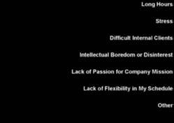 Boredom or Disinterest 19% Lack of Passion for Company Mission 11% Lack of