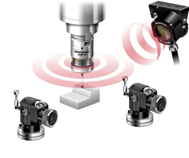 In addition to providing secure optical transmission, the technology is integrated into the OMM-2 and OSI multi-probe interface allowing an OMP60 to be used in conjunction with up to two Renishaw
