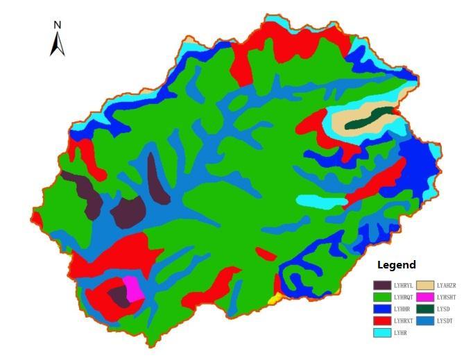 elevation model(dem) 30m Soil data 1:1000000 Land use data 30m
