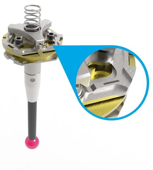 MP250 unrivalled combination of flexibility and accuracy 3D measurement with RENGAGE technology Strain gauge independent of mechanism Mechanism RENGAGE technology, as featured in the MP250 probing