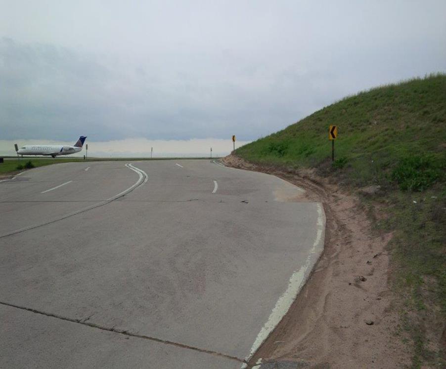 pavement on the Vandriver VSR south of TW AA (2500 SY).