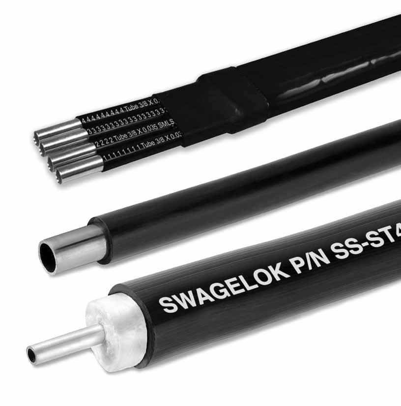 www.swagelok.com Multijacketed Tubing, Single-Jacketed Tubing, and Insulated Tubing Features 1/4 to in.