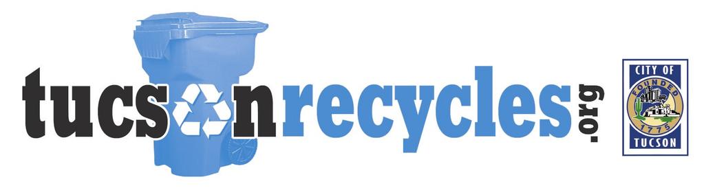 Overhead Transparency: Tucson Recycles Recycling & Waste Reduction Weekly curbside recycling collection is offered to single family homes, duplexes, triplexes, fourplexes, and small businesses with