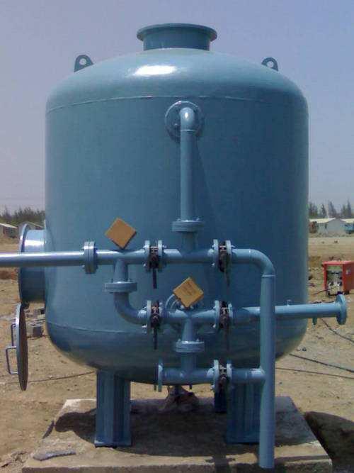 MULTI GRADE FILTER This Filter is designed for removal of Turbidity & Iron. Maximum Iron as Fe 0.