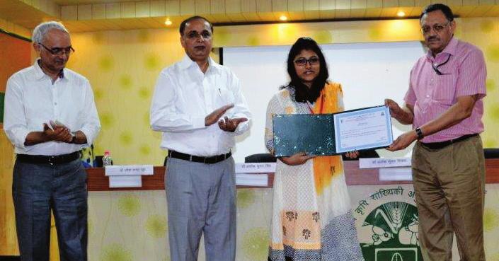 Conference/Workshops/ Seminars etc. Organized Annual Day Nehru Memorial Gold Medal for the year 2012-14 was awarded to Md. Harun, M.Sc. (Agricultural Statistics) student, Ms. Sanchita Naha, M.Sc. (Computer Application) student and Ms.