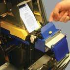 CLEAR PRINTER JAM Open main door and player deck door. Slide release lever toward you and lift out blue paper guide.