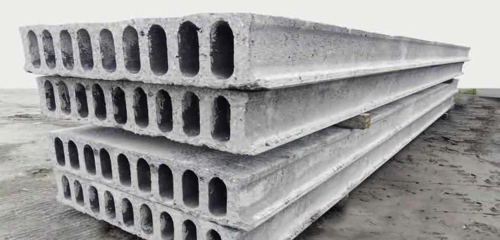 PRODUCT DETAILS RANGE OF APPLICATIONS: Floors, ceilings and flat roofs Material data: Prefabricated prestressed hollowcore slabs Upper surface smooth or rough.