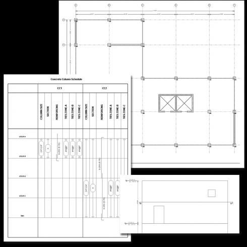 Detailing: Concrete Detailing Basic building blocks for drawings Control bar sizes and spacing Detail all or only bars above a typical