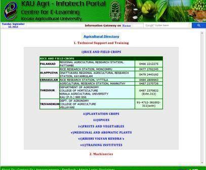 Agri Directory A detailed agri directory of various agri-