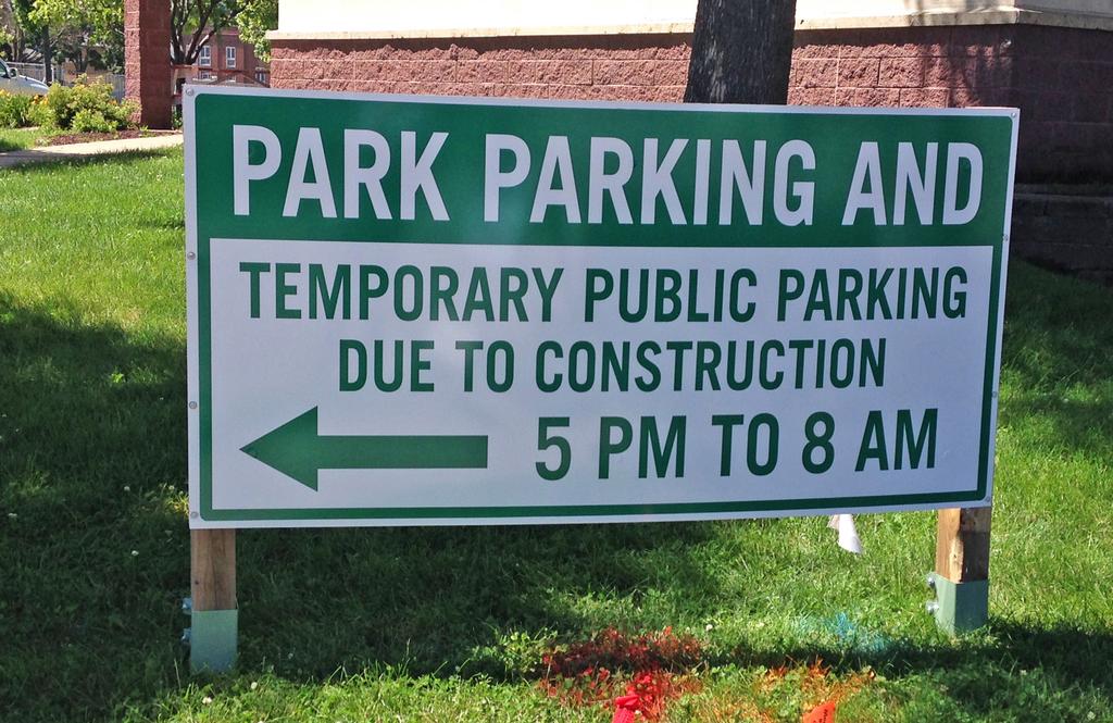 Possibilities could include allowing parking in empty lots and other areas not in use, or allowing businesses to validate parking stubs at nearby parking garages.