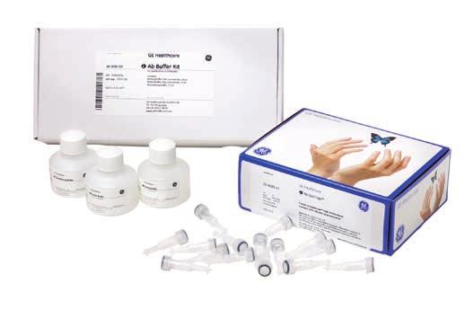 GE Healthcare Data File 28-9020-30 AB Protein Sample Preparation Ab SpinTrap Ab Buffer Kit The Ab SpinTrap and the Protein G HP SpinTrap are identical columns.