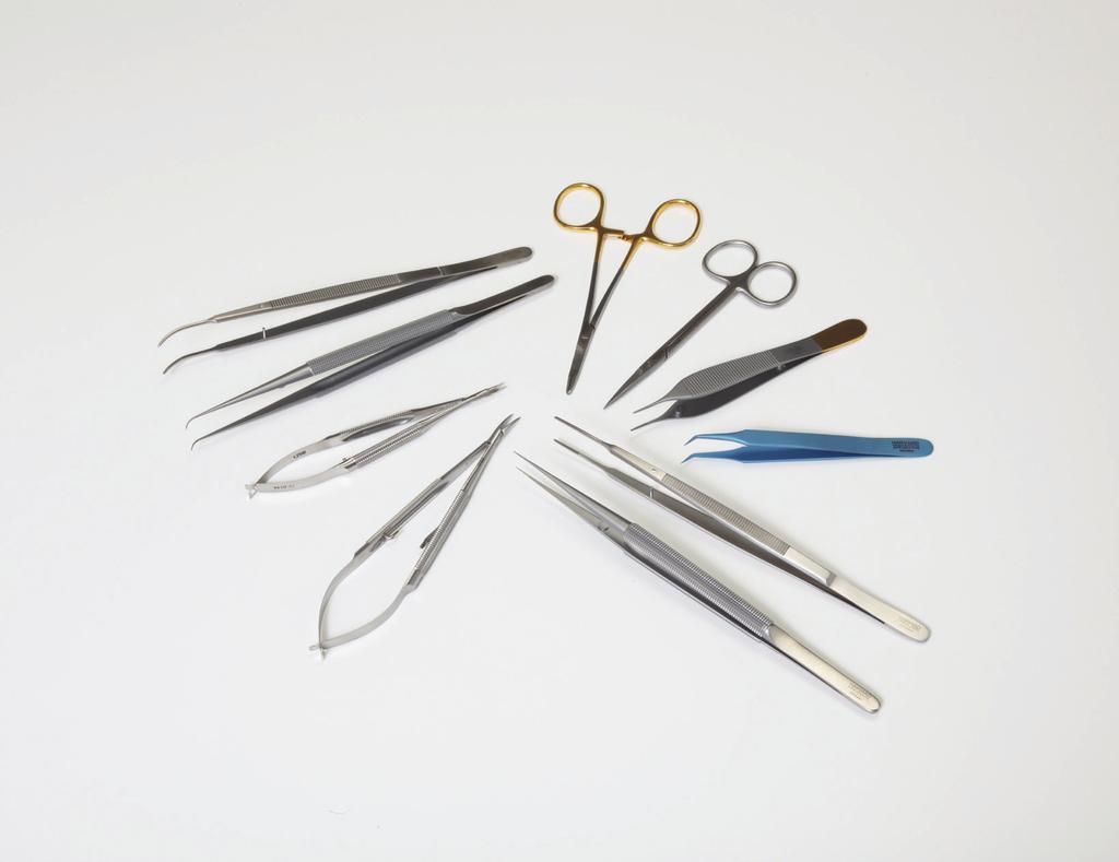 The Harvard Apparatus brand surgical tools are forged and finished in German foundries from German surgical-grade steel in ISO 9001 facilities.
