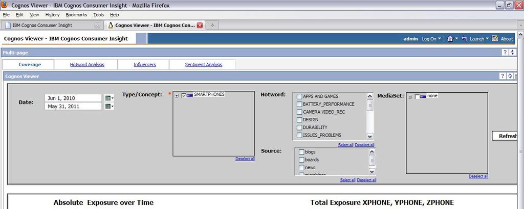 IBM Cognos BI Reports Use IBM Cognos 8 BI reports to perform more advanced reporting
