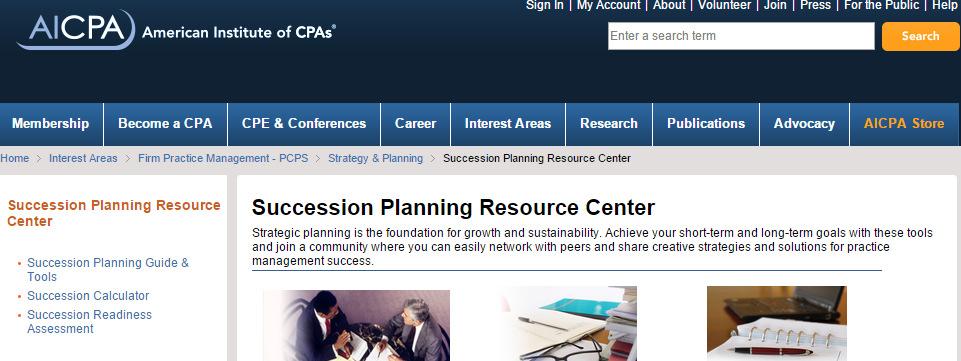 For More Information Visit the AICPA