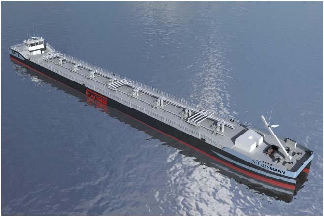 Futura carrier Developed by New Logistics Different vessels based on