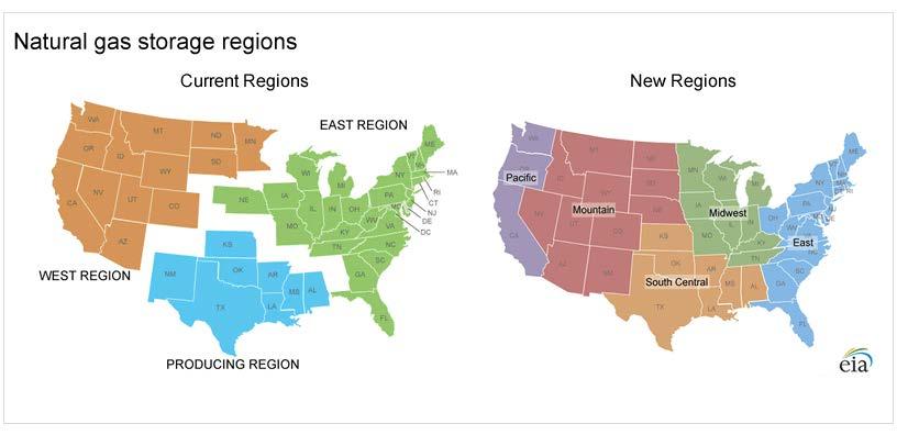 New regions for EIA s Weekly Natural Gas Storage Report, (coming soon) will reflect changes in producing areas