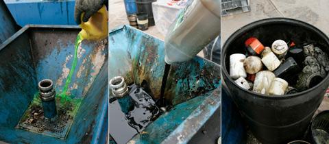 Regular tune-ups and inspections can help keep automotive waste and byproducts from