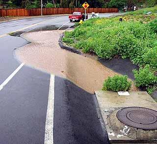 Prevent Contamination to Surface Water Never pour unwanted chemicals on the ground. Soil cannot purify most chemicals, and they may eventually contaminate runoff. Never store chemicals near drains.