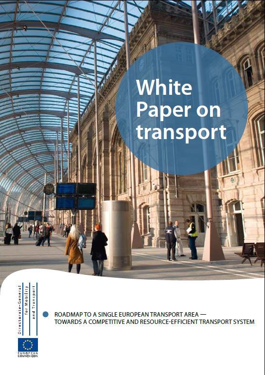 2011 EU Transport White Paper (among other things) GOAL: reduce GHG emissions from transport (all modes) by 60% by 2050, vis-à-vis 1990 levels.