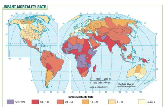 Infant Mortality Total Fertility Rate Infant Mortality Rate Ratio of deaths of infants aged 1 yr or