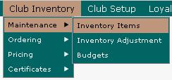 1.3.1 Inventory Items Creating an Item (Product or Service) Enter the item number (can be alpha, numeric, or both) Note: Must be a unique number to all other items within your club inventory.