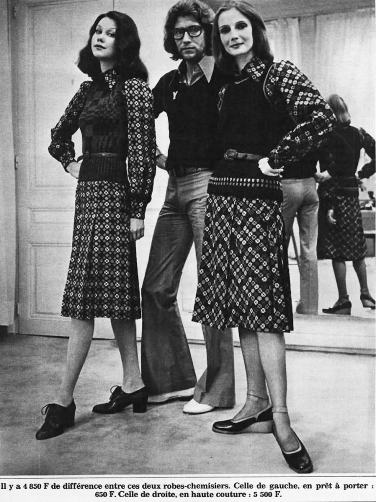 BRAND MINDSET: RIVE GAUCHE ATTITUDE & HAUTE COUTURE SPIRIT In 1966 Yves Saint Laurent decided to offer his couture designs to the street.