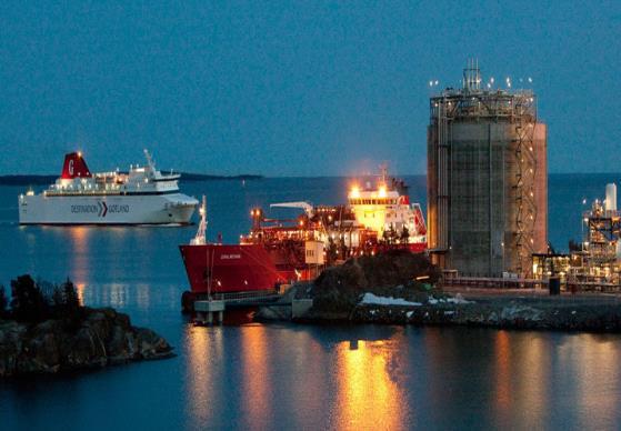 Linde Group s LNG terminal in Nynäshamn as back-up LNG consumption almost in the
