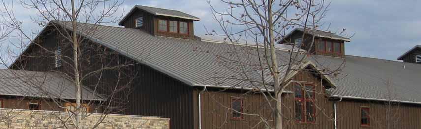 STRIATED-ST40 DOUBLE MESA-DM40 Heavy Embossed-HE40 Exterior Finish: Heavy Embossed Flat These mechanically seamed roof panels are an ideal solution where energy-efficient standing seam roof panels